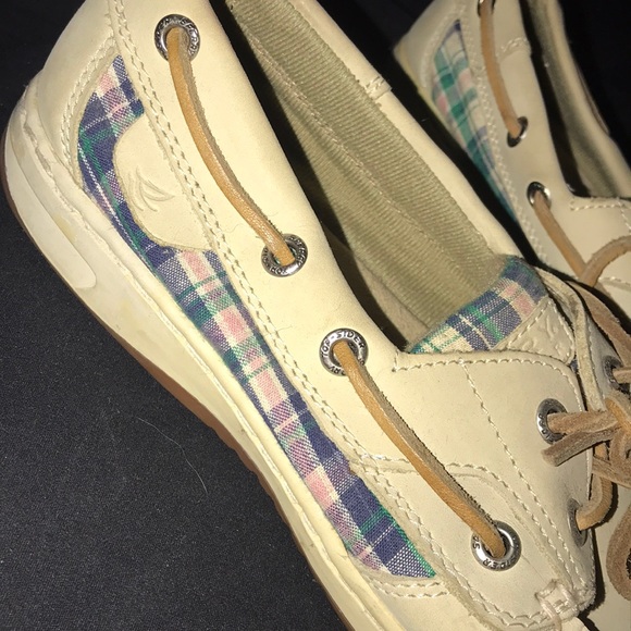 Women's Plaid Sperry Topsiders - Picture 2 of 4